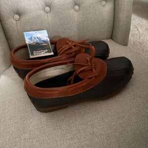 Kenetrek Men's Brown and Black Boat Shoes